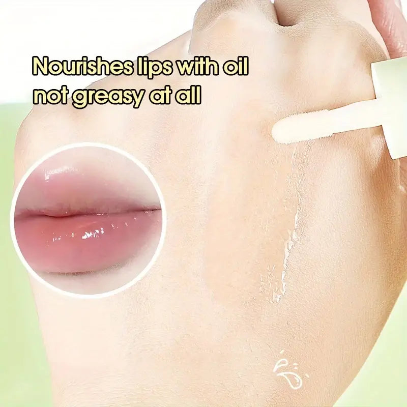Lip Plumper + Lip Oil Set Lip Serum Enhancer For Fuller Hydrating Nourishing