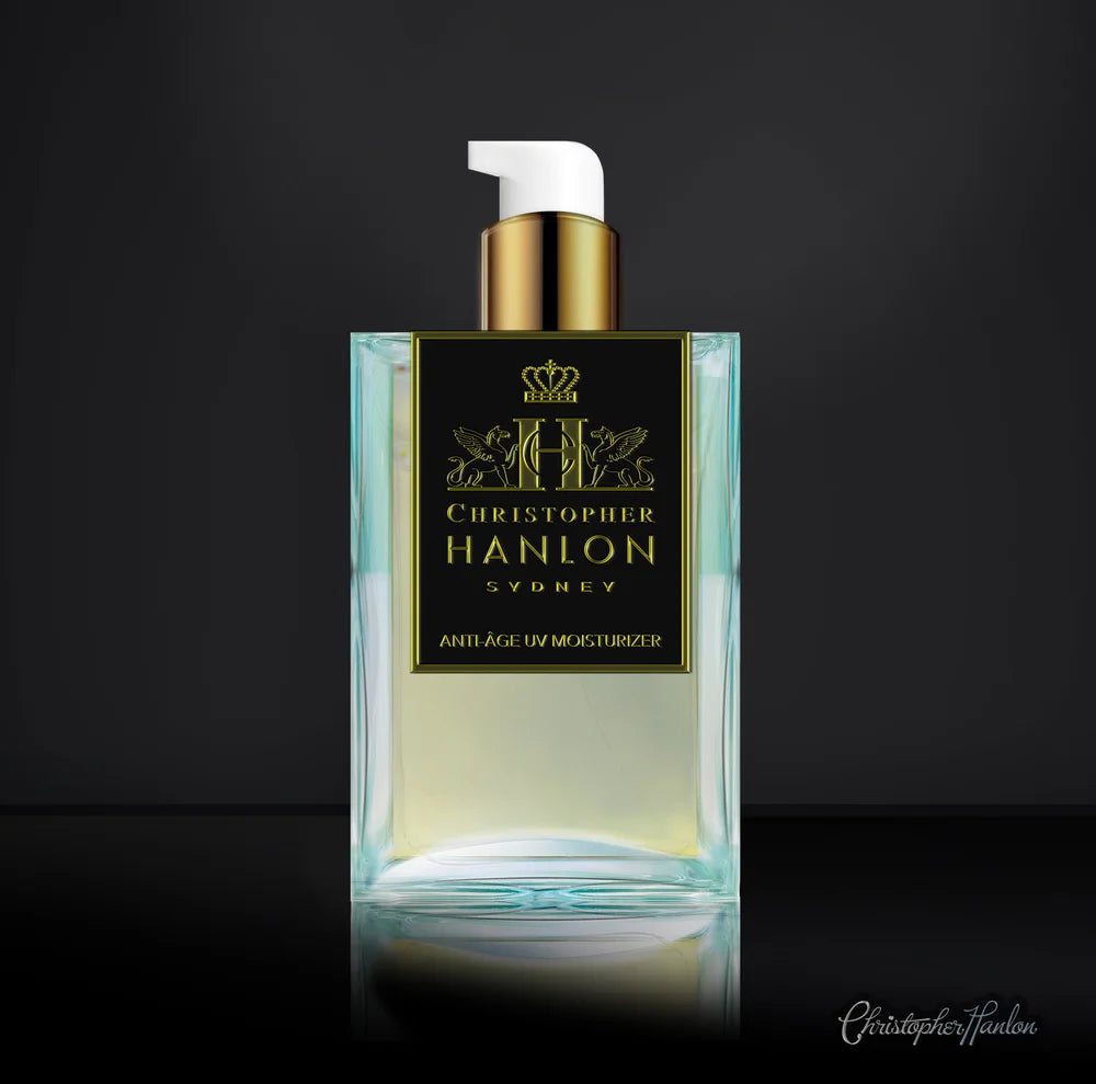 ANTI ÂGE UV MOISTURIZER | AFTER SHAVE LOTION FOR MEN – Gold Rush Bergamot + Mint