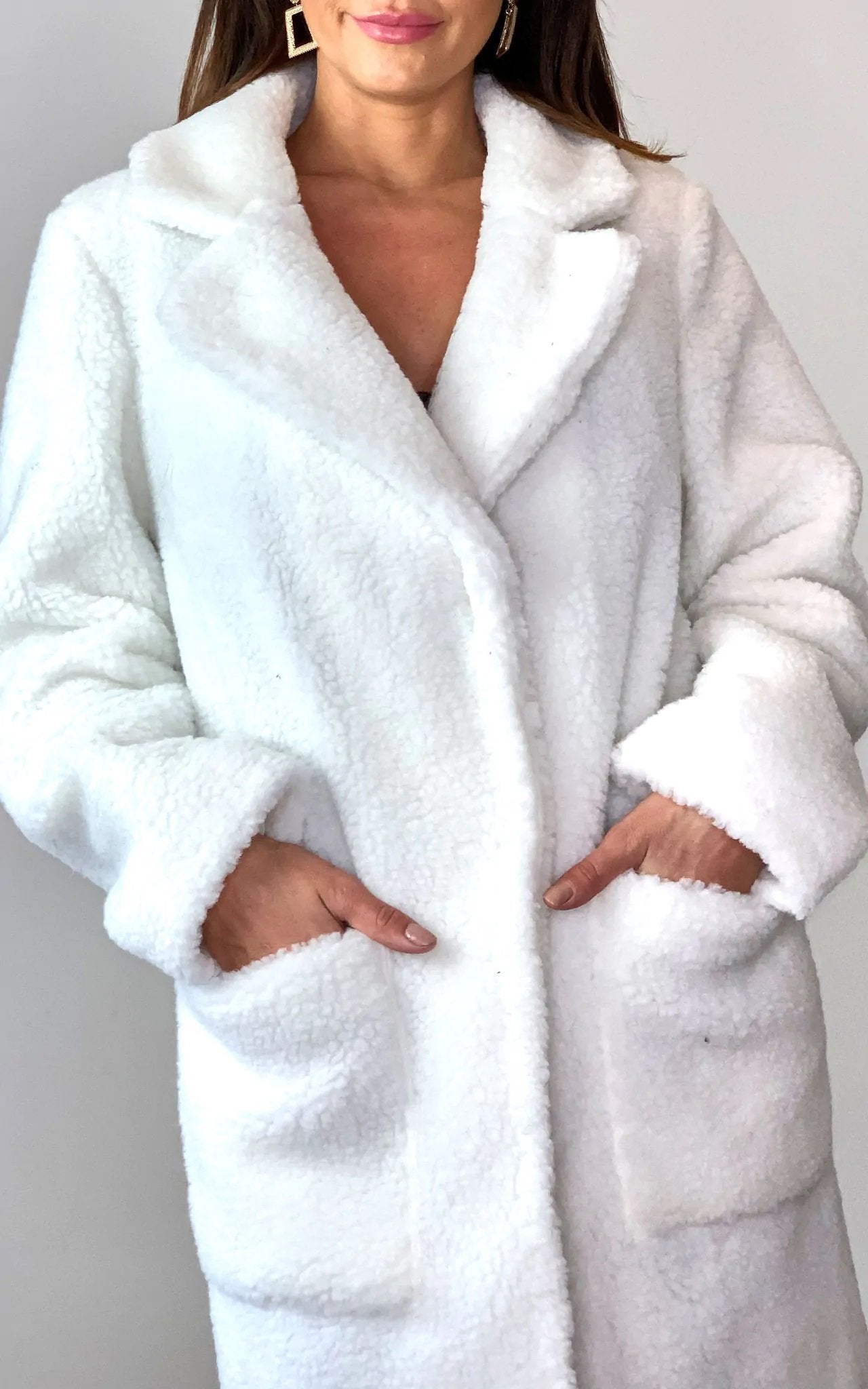 Stud Button Borg Teddy Coat (1905)