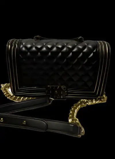 Luxury Crafted Front Flap Bag With Handle