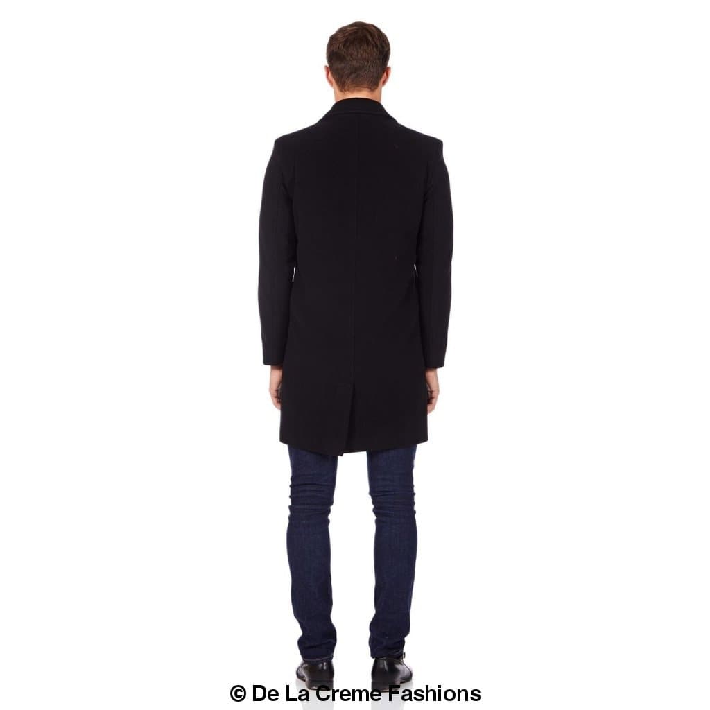 De LaOvercoat Creme MAN - Men's Single Breasted Wool Mix