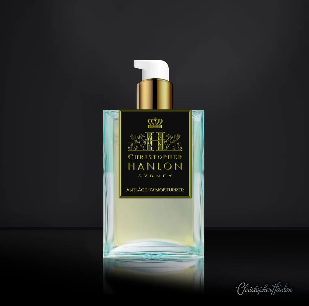 ANTI ÂGE UV MOISTURIZER | AFTER SHAVE LOTION FOR MEN – Gold Rush Bergamot + Mint