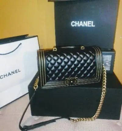 Luxury Crafted Front Flap Bag With Handle